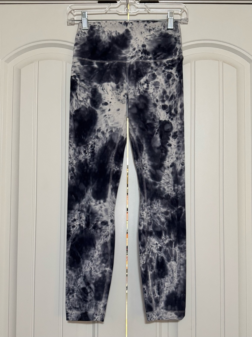 Lululemon Wunder Under High-Rise Tight 25" Marble Dye Classic Navy Size 4